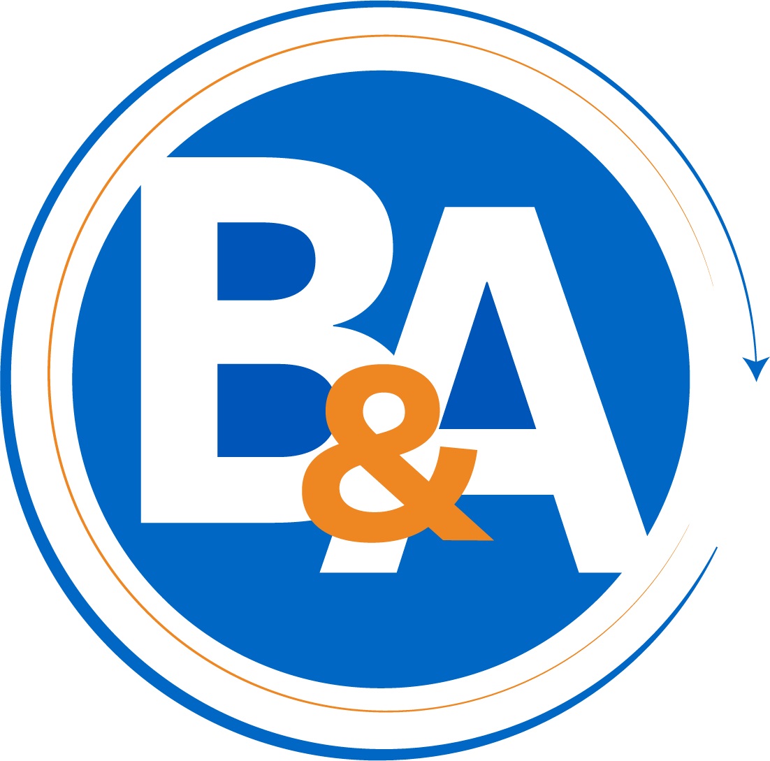 B and A Logo